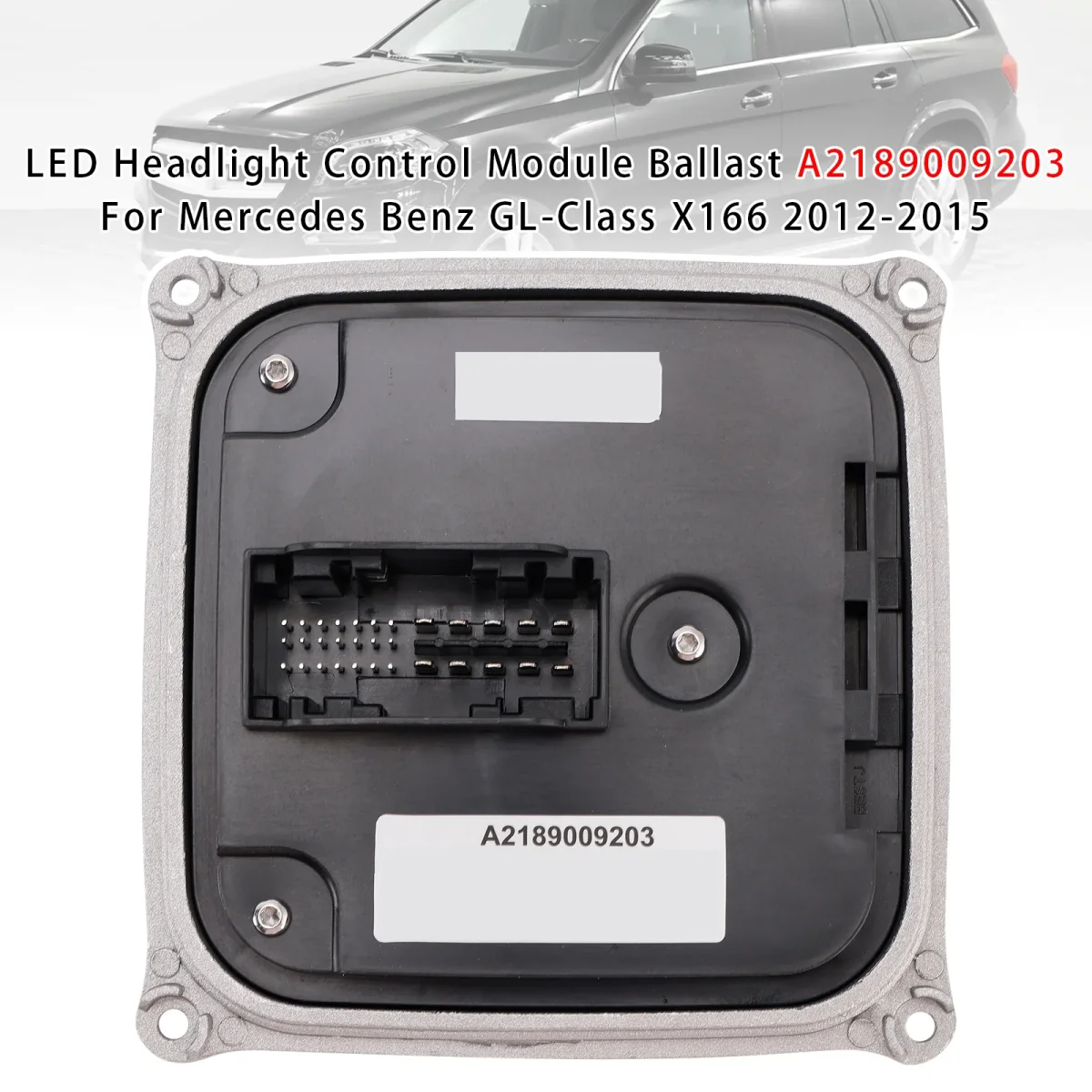 LED Headlight Control Module Ballast A2189009203 For Mercedes Benz GL-Class X166 2012-2015 - Bild 4