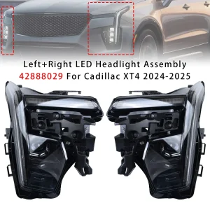 2024-2025 Cadillac XT4 Left + Right Pair LED Headlight Assembly 42888029 42888030
