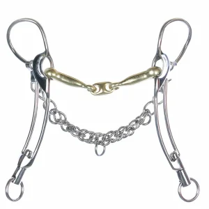 Stångbett Icelandic Shank Bit German Silver