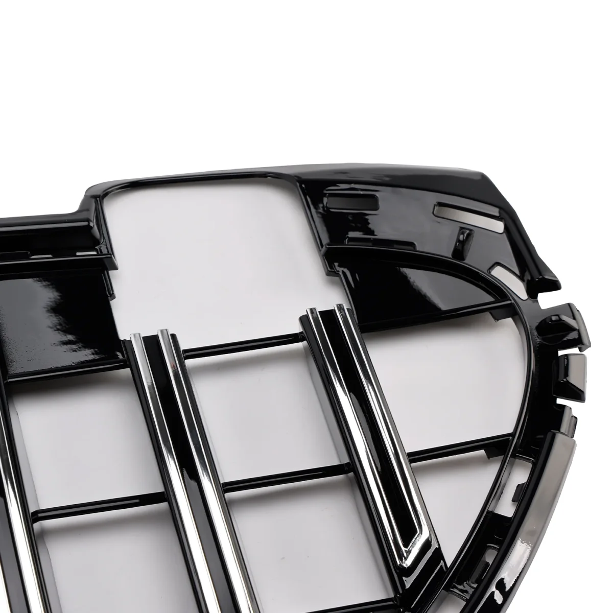 Mercedes Benz W206 C Class Amg Line 2021-2023 GT Style Front Bumper Grille Chrome Grill - Bild 6